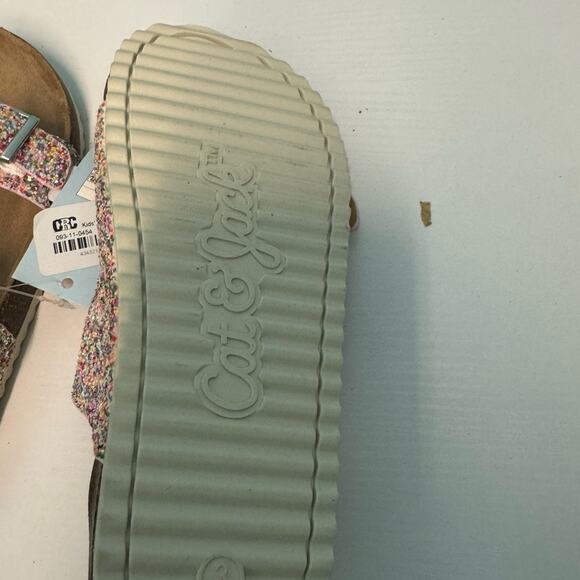 Kids' Drew Footbed Sandals - Cat & Jack size 3 - Picture 7 of 7